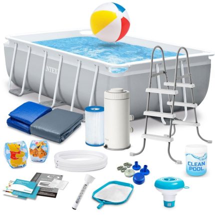 Cadru Prismă Piscină Grădină 300 X 175 X 80 Cm 18W1 INTEX 26784